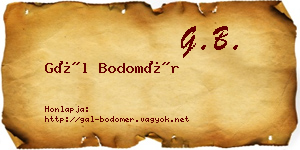 Gál Bodomér névjegykártya